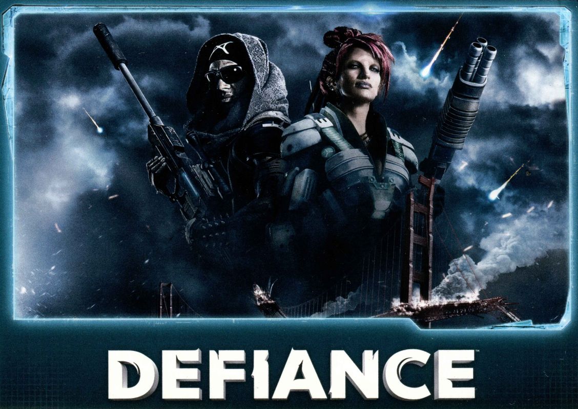 Extras for Defiance (PlayStation 3): Postcard 1 - front