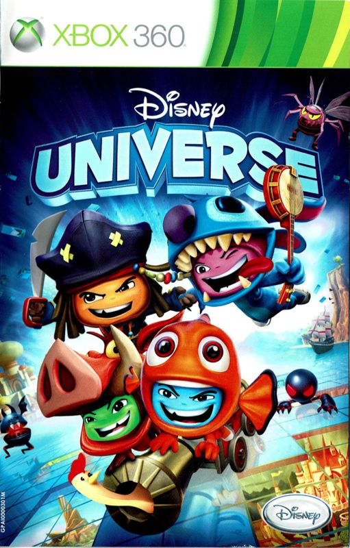 Manual for Disney Universe (Xbox 360): Front