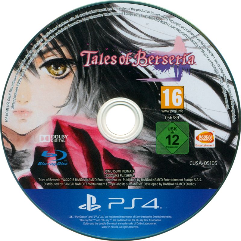 Media for Tales of Berseria (PlayStation 4)