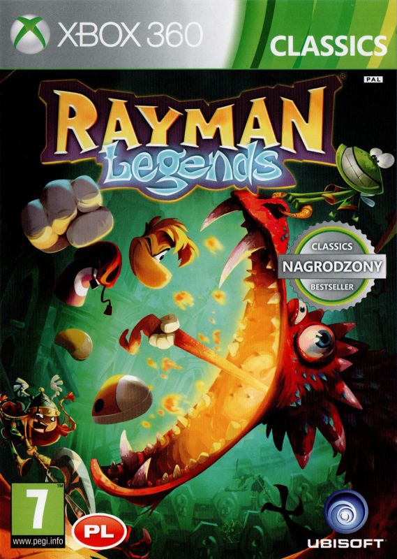 Front Cover for Rayman Legends (Xbox 360) (Xbox 360 Classics release)