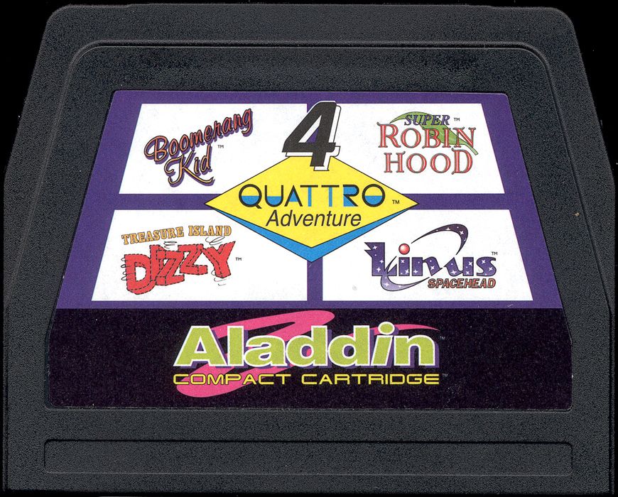Media for Quattro Adventure (NES): Aladdin compact cartridge