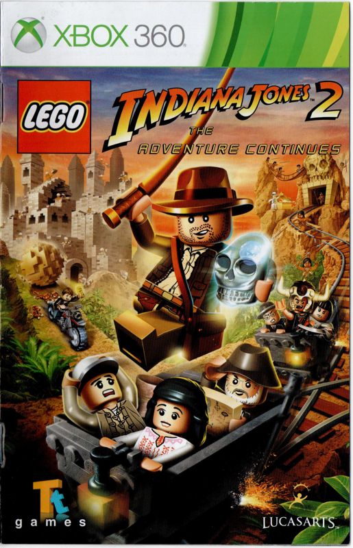 Manual for LEGO Indiana Jones 2: The Adventure Continues (Xbox 360): Front