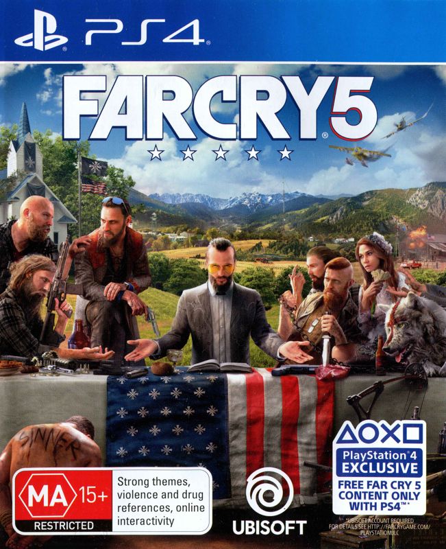 Front Cover for Far Cry 5 (PlayStation 4)