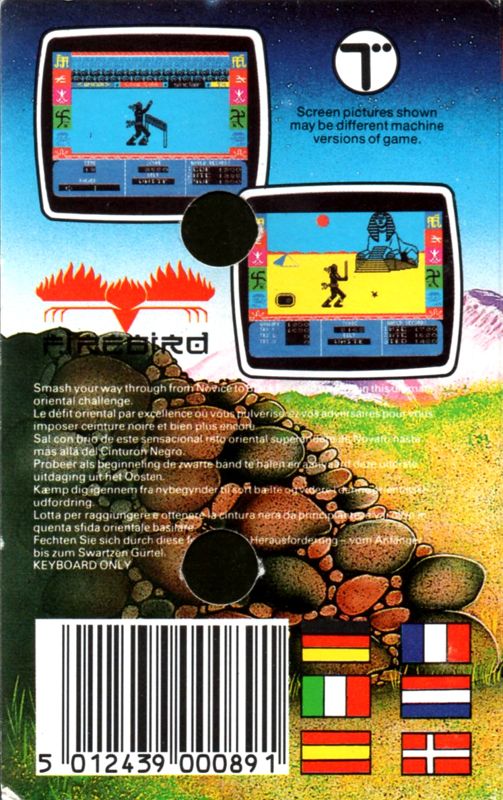 Back Cover for Ninja Master (Amstrad CPC)