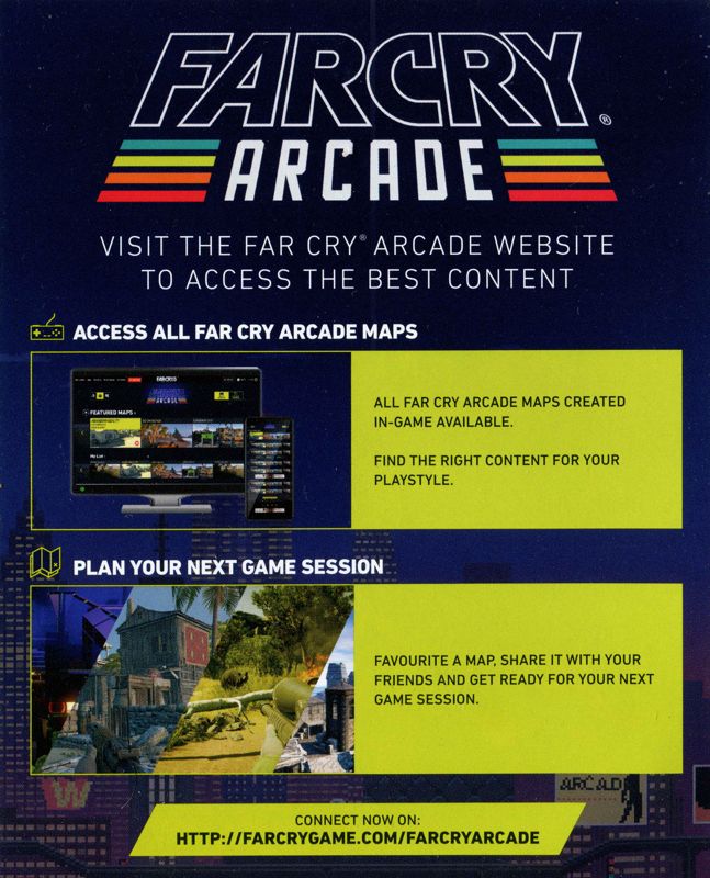 Advertisement for Far Cry 5 (PlayStation 4): Farcry arcade - front