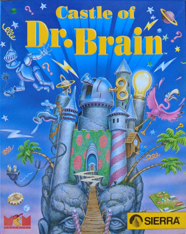 Front Cover for Castle of Dr. Brain (DOS)