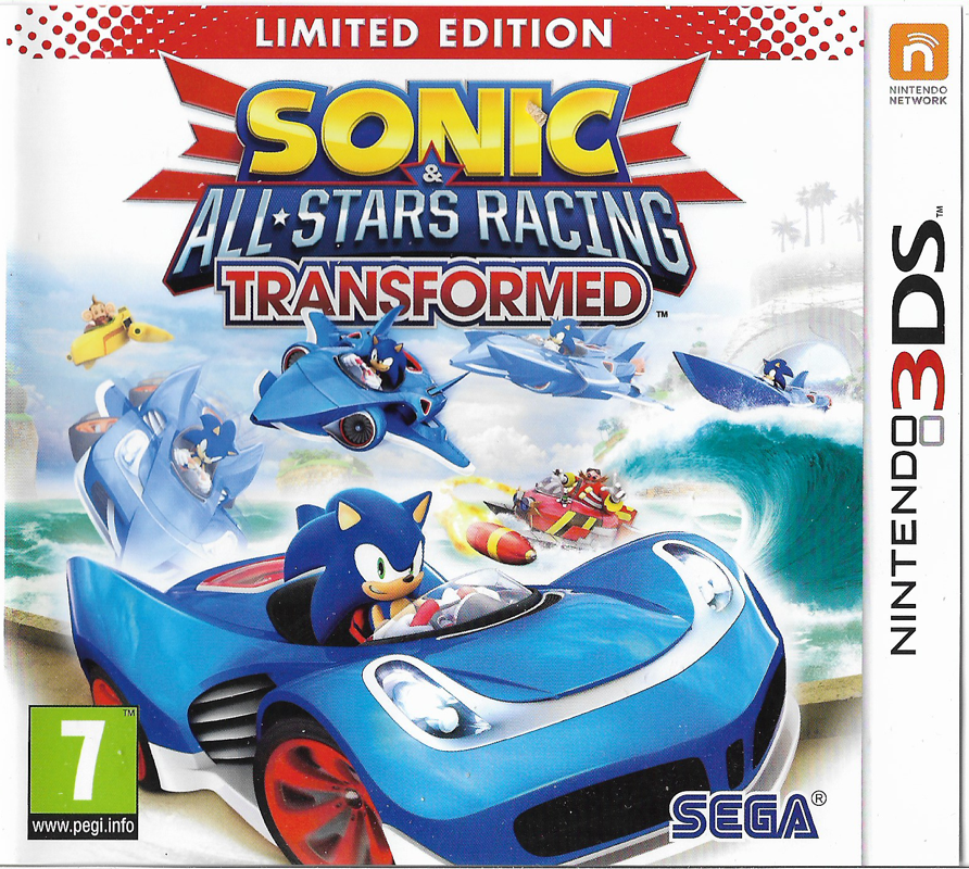 Front Cover for Sonic & All-Stars Racing: Transformed (Bonus Edition) (Nintendo 3DS)