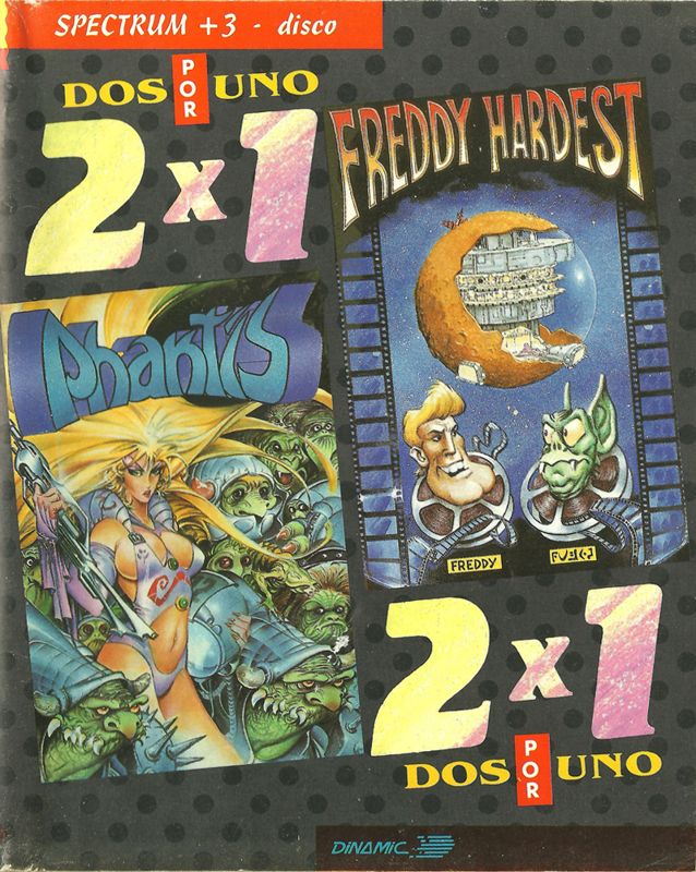Front Cover for 2x1: Freddy Hardest / Phantis (ZX Spectrum)