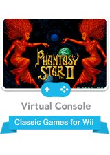 Front Cover for Phantasy Star II (Wii)