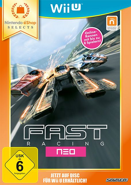 Front Cover for Fast Racing Neo (Wii U) (download release)