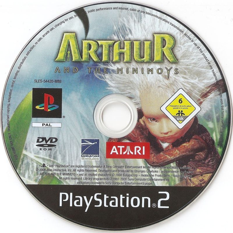 Media for Arthur and the Invisibles: The Game (PlayStation 2)