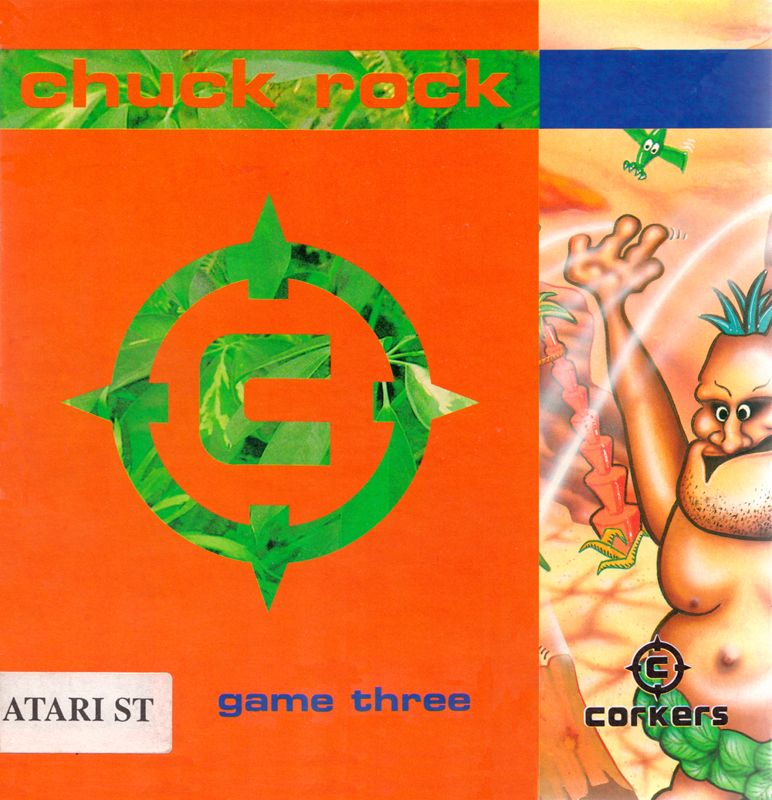 Front Cover for Chuck Rock (Atari ST) (Corkers Release)