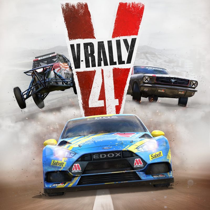 Front Cover for V-Rally 4 (PlayStation 4) (download release)