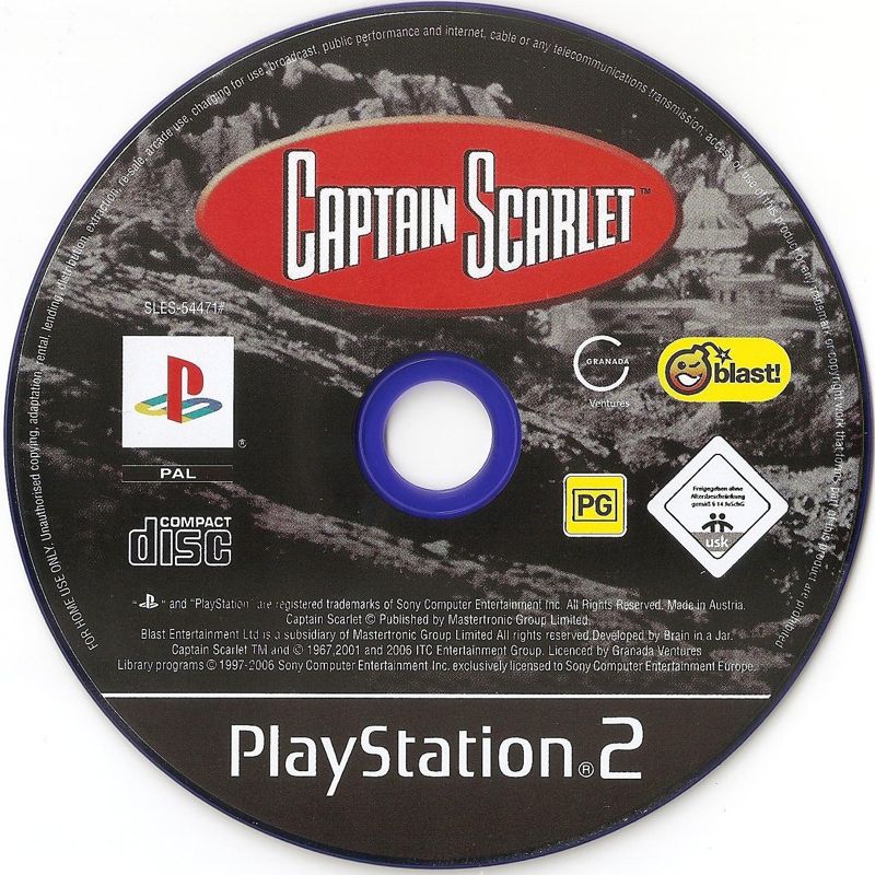 Media for Captain Scarlet (PlayStation 2)