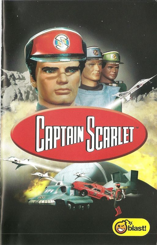 Manual for Captain Scarlet (PlayStation 2): Front