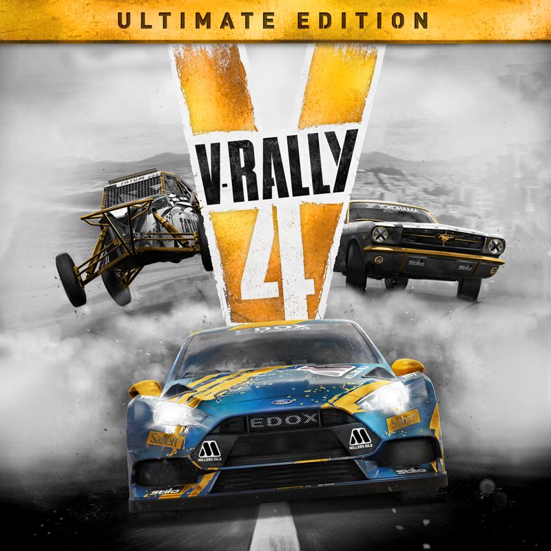 Front Cover for V-Rally 4: Ultimate Edition (PlayStation 4) (download release)