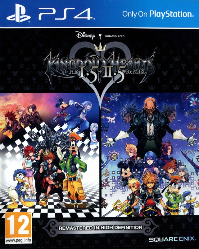 Front Cover for Kingdom Hearts HD I.5 + II.5 ReMIX (PlayStation 4)