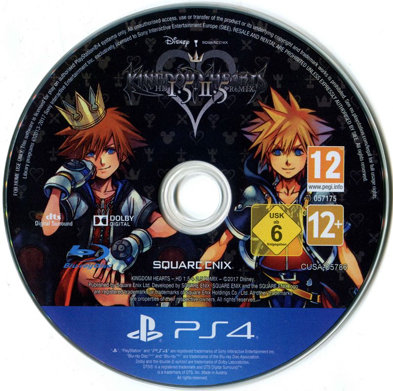 Media for Kingdom Hearts HD I.5 + II.5 ReMIX (PlayStation 4)