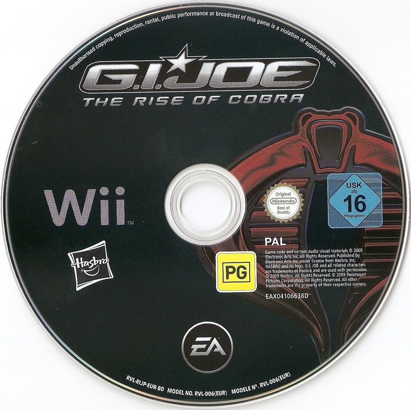Media for G.I. Joe: The Rise of Cobra (Wii)