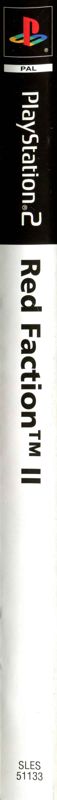 Spine/Sides for Red Faction II (PlayStation 2)