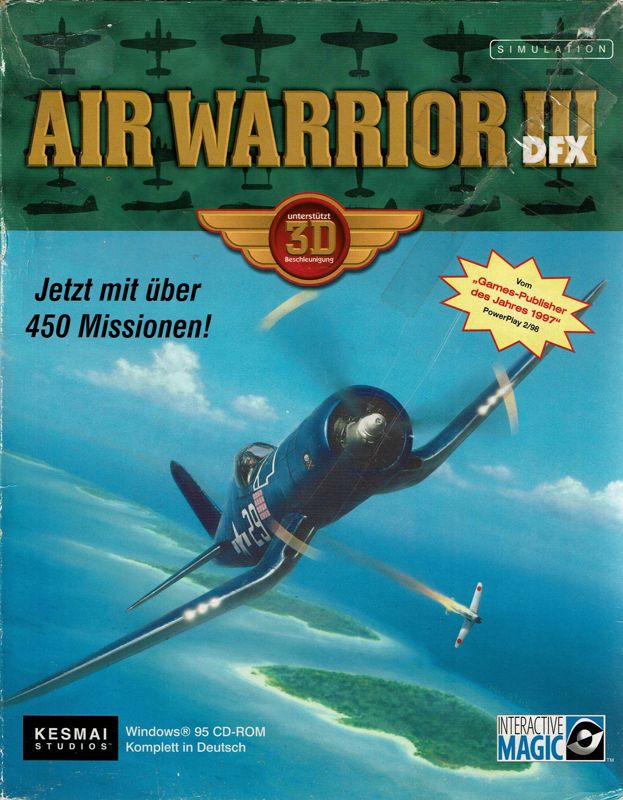 Front Cover for Air Warrior III (Windows)