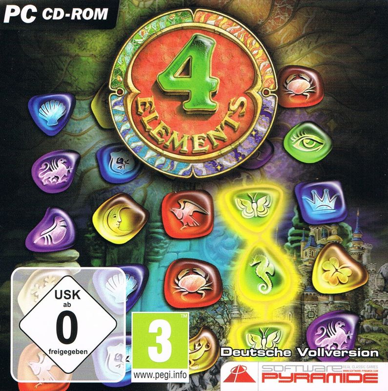 Front Cover for 4 Elements (Windows) (Pyramide release)