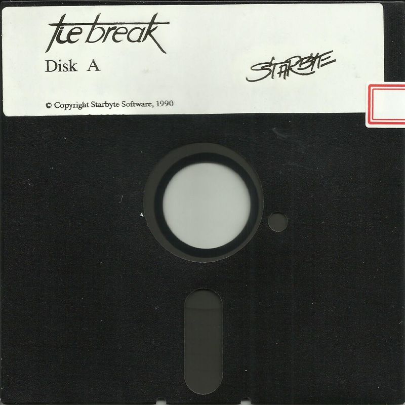 Media for Tie Break (DOS) (Dual media release): 5.25" disk 1/2
