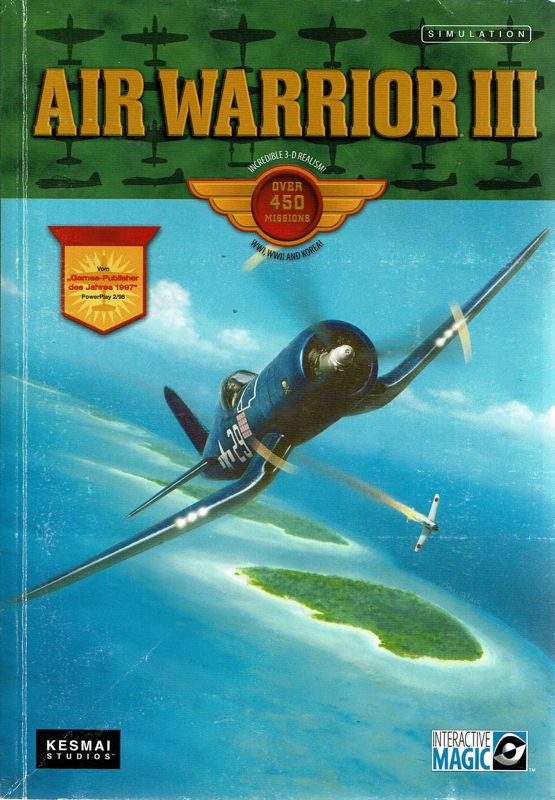 Manual for Air Warrior III (Windows): Front