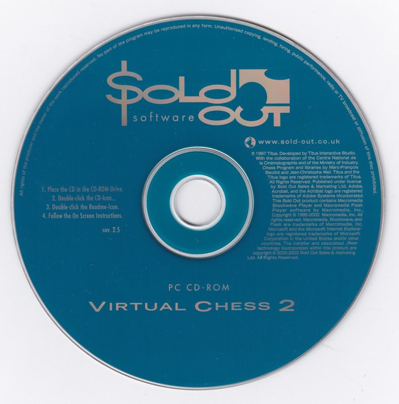 Media for Virtual Chess 2 (Windows) (Sold Out Software release)