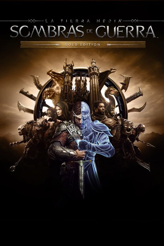 Front Cover for Middle-earth: Shadow of War (Gold Edition) (Windows Apps and Xbox One) (download release)