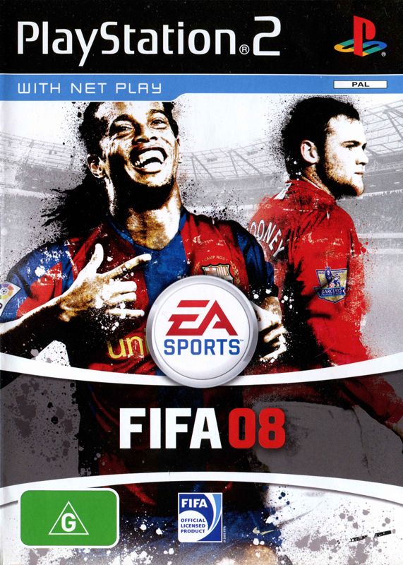 Front Cover for FIFA Soccer 08 (PlayStation 2)