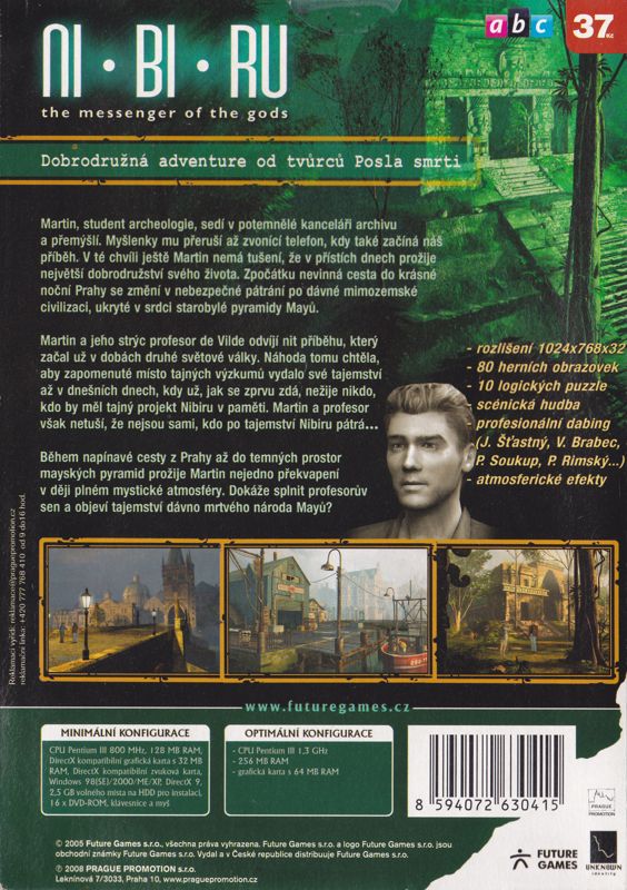 Back Cover for NiBiRu: Age of Secrets (Windows) (ABC release)