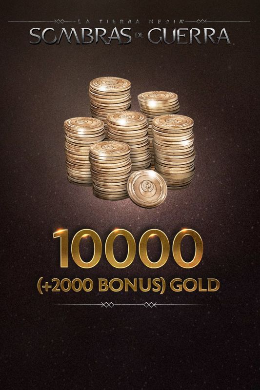 Front Cover for Middle-earth: Shadow of War - 10000 (+2000 Bonus) Gold (Windows Apps and Xbox One) (download release)