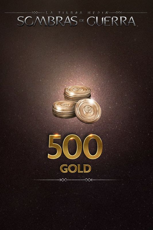 Front Cover for Middle-earth: Shadow of War - 500 Gold (Windows Apps and Xbox One) (download release)
