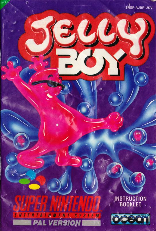 Jelly Boy cover or packaging material MobyGames