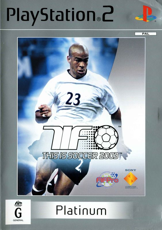 Front Cover for World Tour Soccer 2003 (PlayStation 2) (Platinum release)