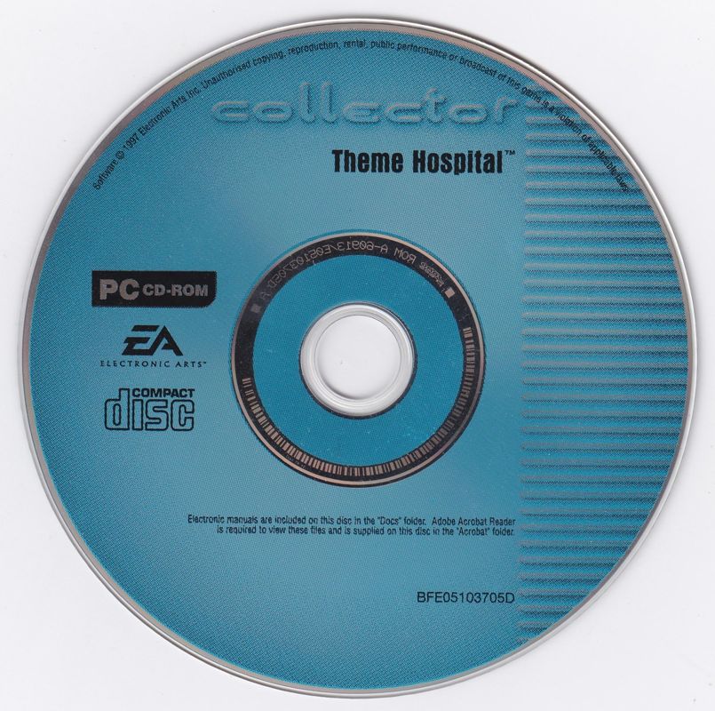 Media for Theme Hospital (Windows) (Electronic Arts Collector release)