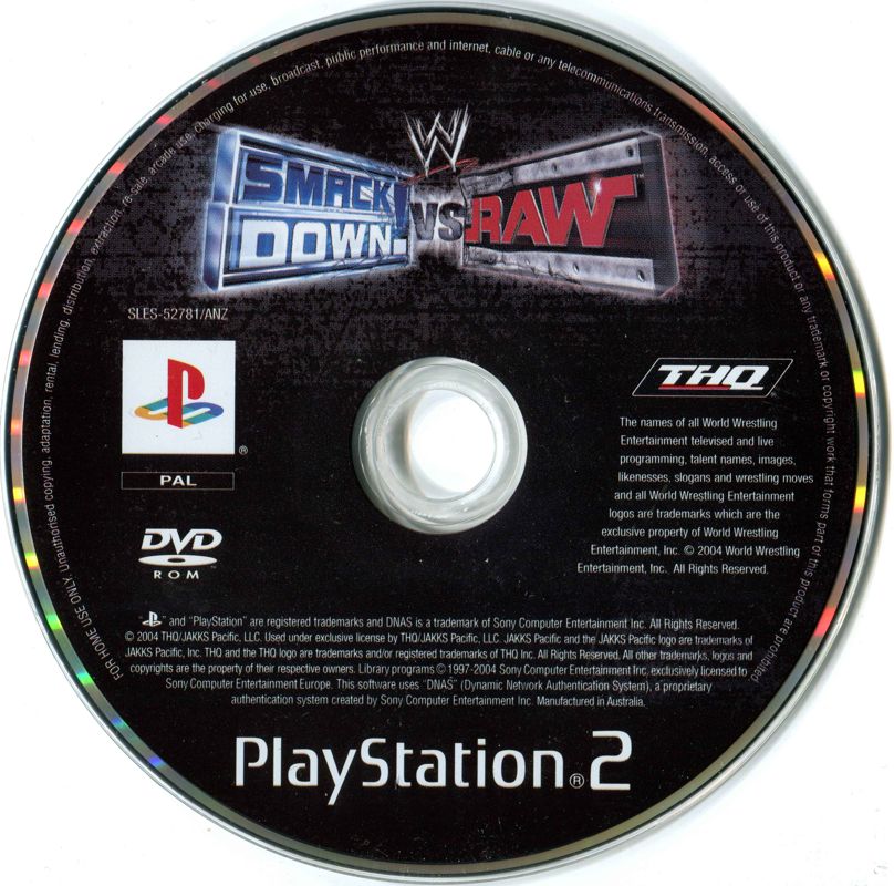 Media for WWE Smackdown vs. Raw (PlayStation 2)