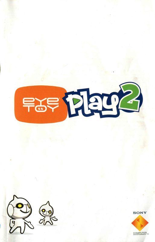 Manual for EyeToy: Play 2 (PlayStation 2) (Platinum release): Front