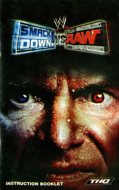 Manual for WWE Smackdown vs. Raw (PlayStation 2): Front