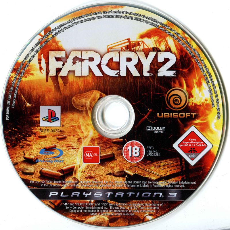 Media for Far Cry 2 (PlayStation 3) (Platinum release)