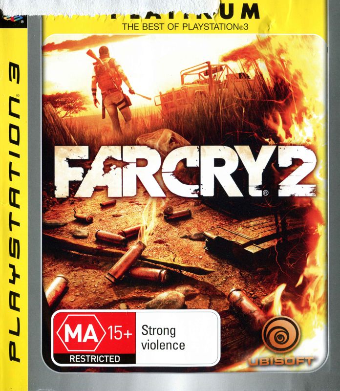 Front Cover for Far Cry 2 (PlayStation 3) (Platinum release)