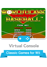 Front Cover for World Class Baseball (Wii) (Virtual Console)
