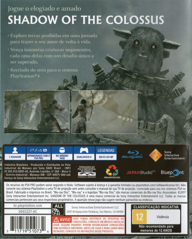 Shadow of the Colossus [PlayStation 4] 