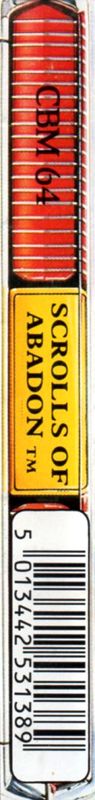 Spine/Sides for The Scrolls of Abadon (Commodore 64)