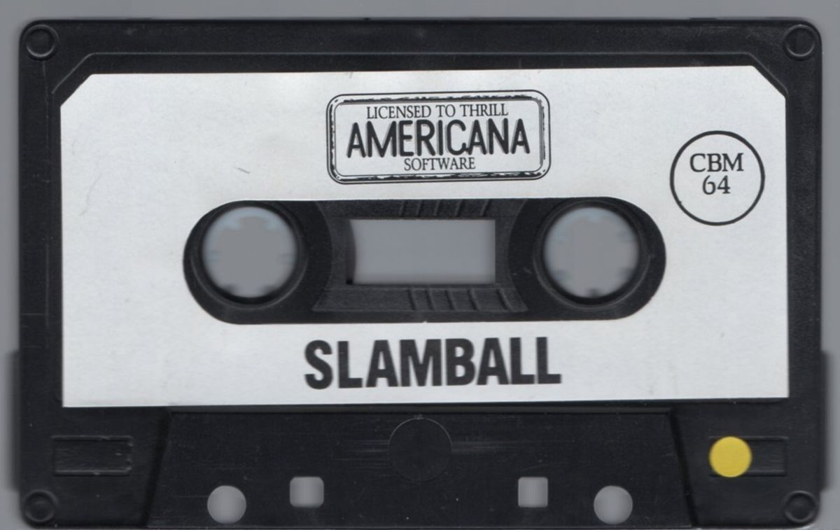 Media for Slamball (Commodore 64) (Cassette Release)