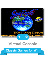 Front Cover for SimEarth: The Living Planet (Wii) (Virtual Console)