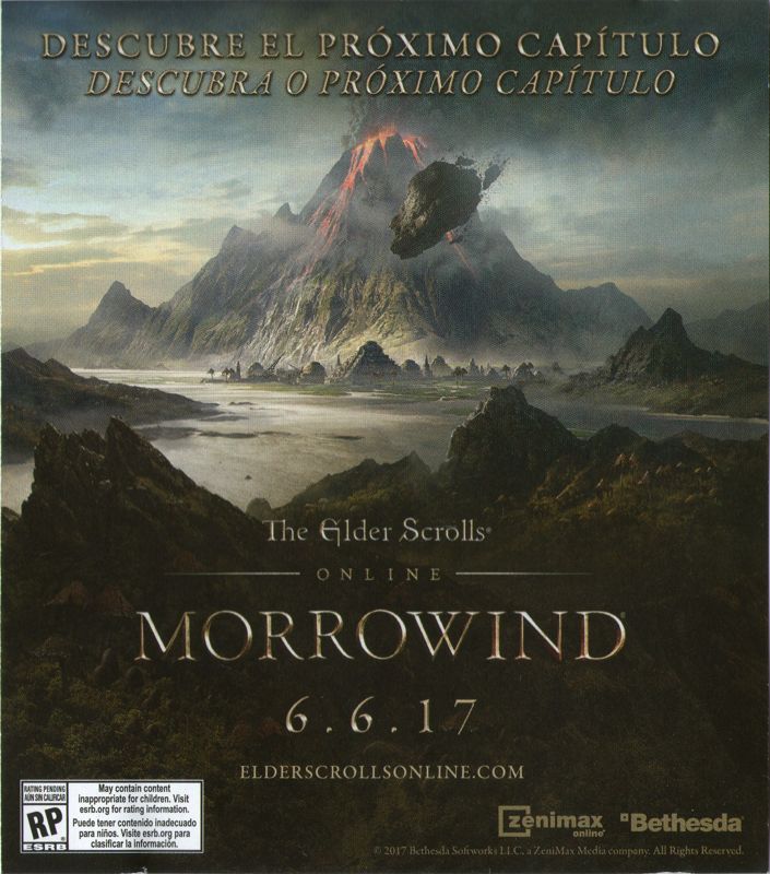 Advertisement for Prey (PlayStation 4): The Elder Scrolls Online: Morrowind