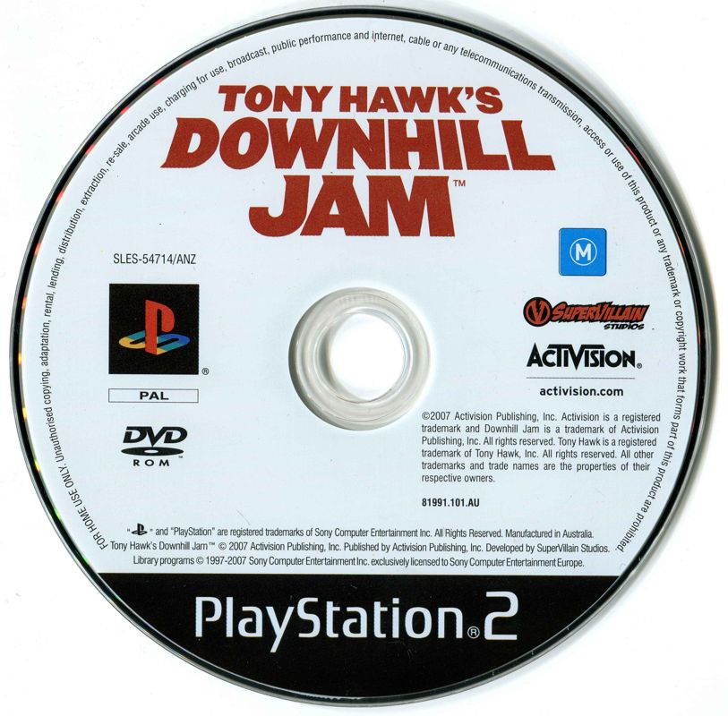 Media for Tony Hawk's Downhill Jam (PlayStation 2)