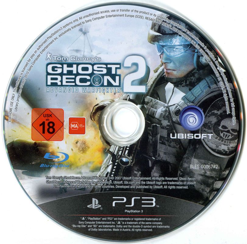 Media for Tom Clancy's Ghost Recon: Advanced Warfighter 2 (PlayStation 3)